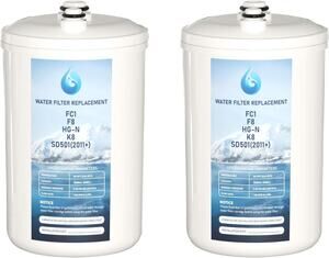 FC1 F8 HG-N Water Filter Replacement Compatible with Enagic Leveluk F8, 2 PACK